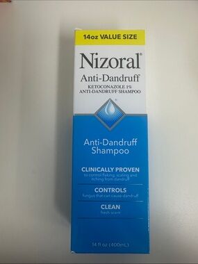 Blue Anti-Dandruff Shampoo (14 oz) - Ketoconazole 1%